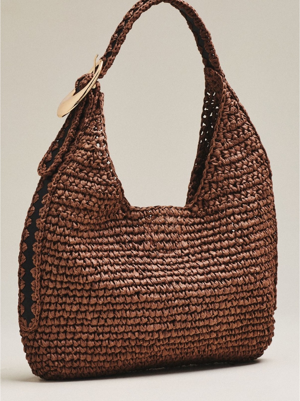 Anthropologie Love Knot Mini Whipstitch Slouchy Bag BRAND NEW